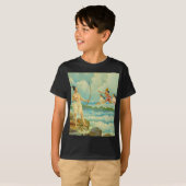 Rama verdwijnt het Zee van Raja Ravi Varma T-shirt (Voorkant volledig)