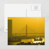 Rama VIII Bridge Bangkok Sunset Briefkaart (Voorkant / Achterkant)