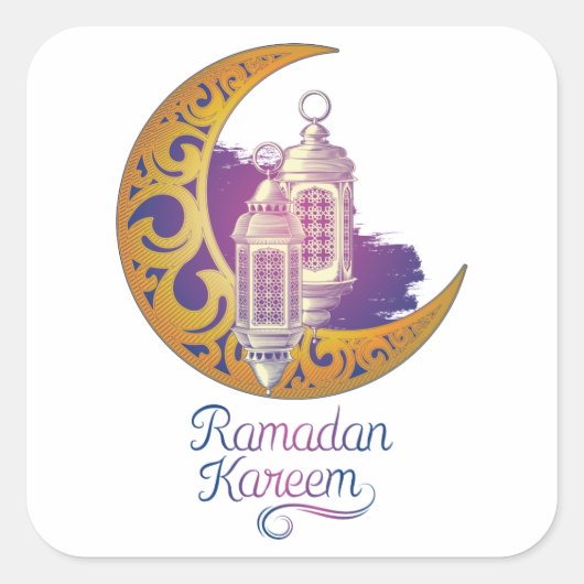 Ramadan accessoires- Ramadan Sticker (Voorkant)