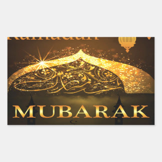 Ramadan Al Adha en Fiter Rechthoekige Sticker