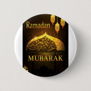 Ramadan Al Adha en Fiter Ronde Button 5,7 Cm