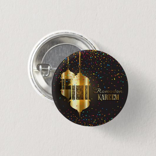 Ramadan Al Adha en Fitr Ronde Button 3,2 Cm (Voorkant /achterkant)