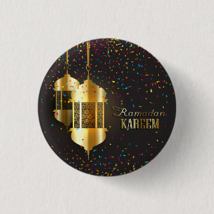 Ramadan Al Adha en Fitr Ronde Button 3,2 Cm