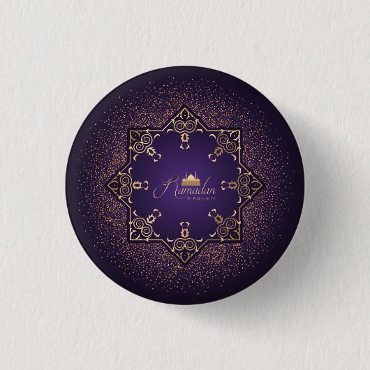 Ramadan Al Adha en Fitr Ronde Button 3,2 Cm (Voorkant)