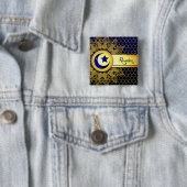 Ramadan Al Adha en Fitr Vierkante Button 5,1 Cm (In situ)