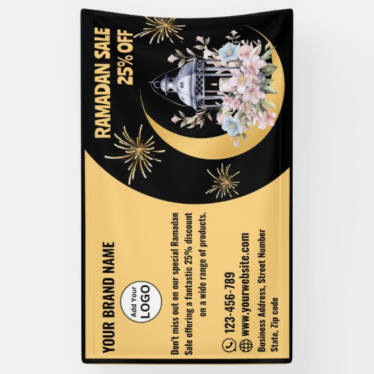 Ramadan Banner te koop Aankondiging (Verticaal)