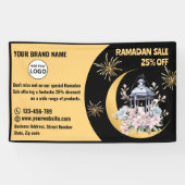 Ramadan Banner te koop Aankondiging (Horizontaal)