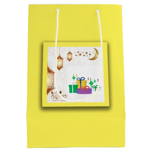 Ramadan bestseller medium geschenktas medium cadeauzakje (Achterkant)