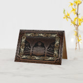 Ramadan (binnen en buiten versierd!) kaart (Gele Bloem)