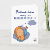 Ramadan Blessings - Cute Girl Kaart (Voorkant)