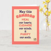 Ramadan - Blessings Kaart (Gele Bloem)