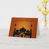 Ramadan Blessings Kaart (Gele Bloem)