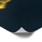 Ramadan Blue en Gold Moon Fanoos Poster (Hoek)