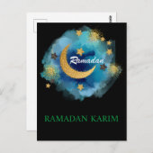 ramadan CARTE POSTALE Briefkaart (Voorkant / Achterkant)