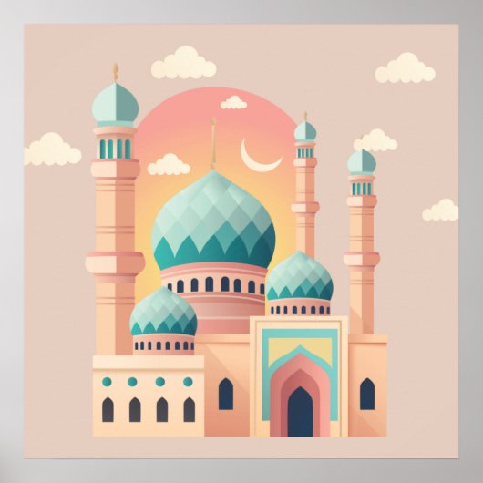 Ramadan Celebration Wall Print  (Voorkant)