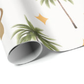 Ramadan Coffee & Dates Seamless Pattern Cadeaupapier (Rol Hoek)