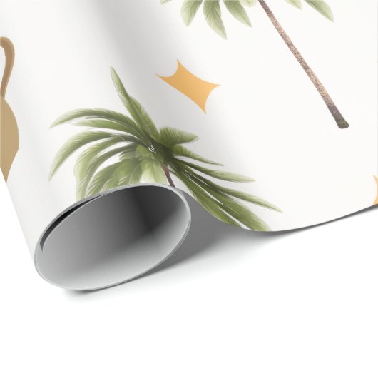 Ramadan Coffee & Dates Seamless Pattern Cadeaupapier (Rol Hoek)