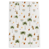 Ramadan Coffee & Dates Seamless Pattern Medium Cadeauzakje (Voorkant)