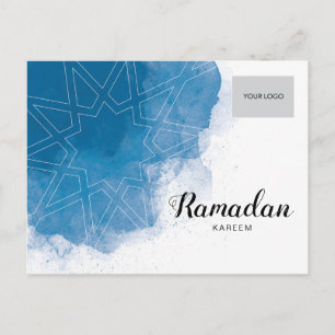 Ramadan Corporate Briefkaart - Blue