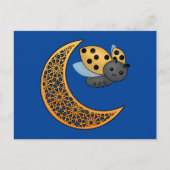 Ramadan Crescent Moon Ladybug Briefkaart (Voorkant)