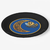 Ramadan Crescent Moon Ladybug Papieren Bordje (Gekanteld)