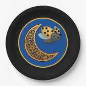 Ramadan Crescent Moon Ladybug Papieren Bordje (Voorkant)