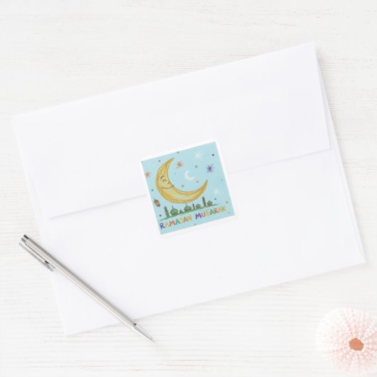 Ramadan crescent sticker (Envelop)