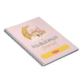 Ramadan dagboek met roze moskee notitieboek (Rechterzijde)