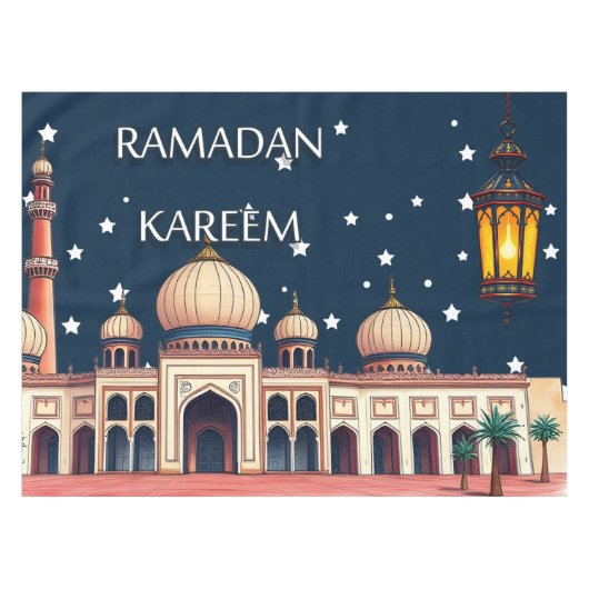 Ramadan decoratief tafelkleed (Voorkant (Horizontaal))