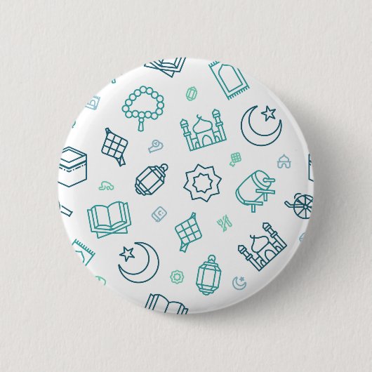 Ramadan Doodles Button (Voorkant)