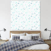 Ramadan Doodles Canvas Print (Insitu (Slaapkamer))