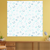 Ramadan Doodles Canvas Print (Insitu (Woonkamer))