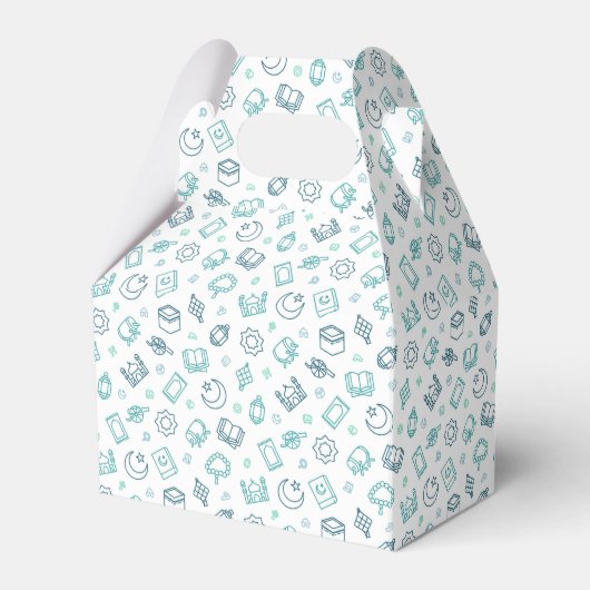 Ramadan Doodles Favor Box Bedankdoosjes (Voorkant Zijde)