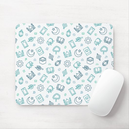 Ramadan Doodles Mousepad Muismat (Met muis)