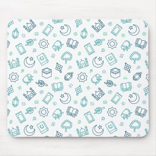 Ramadan Doodles Mousepad Muismat (Voorkant)