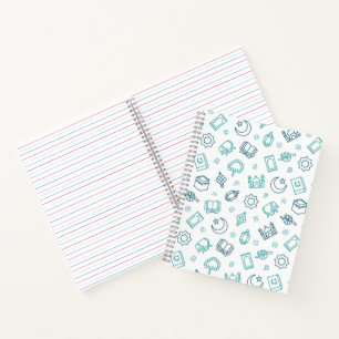 Ramadan Doodles-Notitieboek Notitieboek