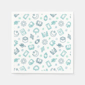 Ramadan Doodles papieren servetten (Voorkant)