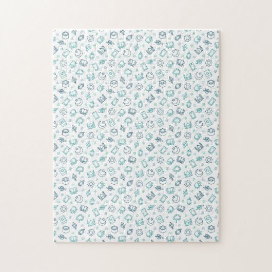 Ramadan Doodles puzzel Legpuzzel (Verticaal)