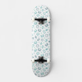Ramadan Doodles Skateboard (Voorkant)
