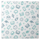 Ramadan Doodles Tegel Tegeltje (Voorkant)