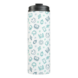 Ramadan Doodles Thermische Tumbler Thermosbeker