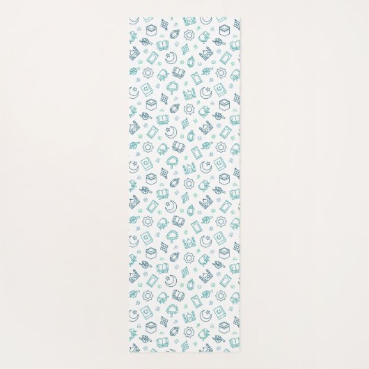 Ramadan Doodles Yoga Mat (Achterkant)