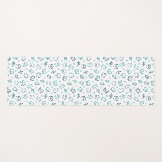 Ramadan Doodles Yoga Mat (Voorkant (horizontaal))