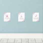 Ramadan Dua Wall Art Set (Houten vloer)