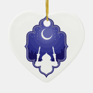 Ramadan & Eid al-Fitr groet Keramisch Ornament