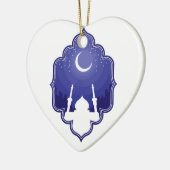 Ramadan & Eid al-Fitr groet Keramisch Ornament (Links)