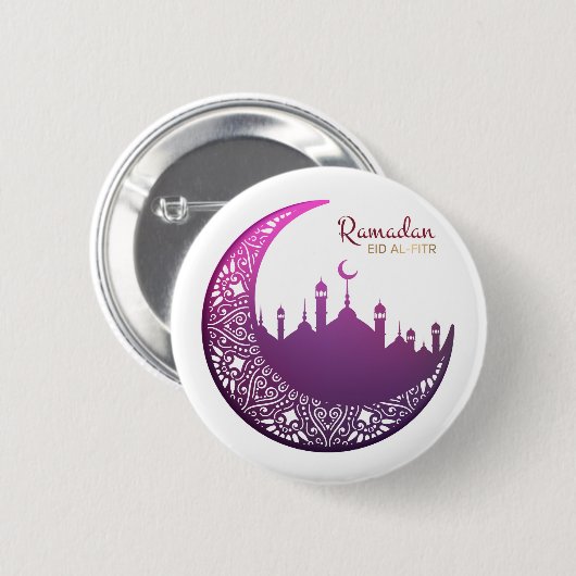 Ramadan Eid Al-Fitr Ronde Button 5,7 Cm (Voorkant /achterkant)