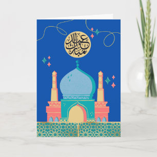 Ramadan Eid Mubarak-moskee Kaart