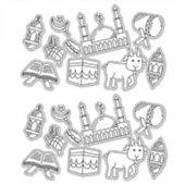 Ramadan Eid Muslim Holiday Stickers (Voorkant)
