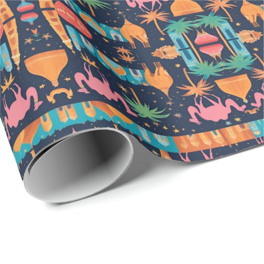 Ramadan/Eid Wrapping Paper Plain Cadeaupapier (Rol Hoek)